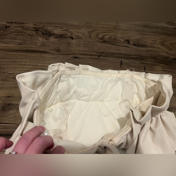 DO+BE Beige Ruffle Mini Dress - Picture 14 of 16